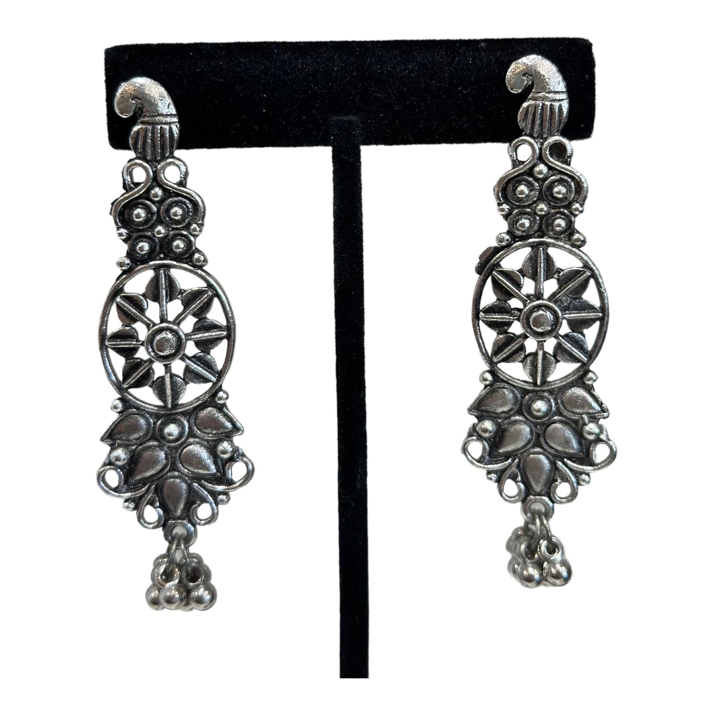 Traditional oxidized silver jewelry