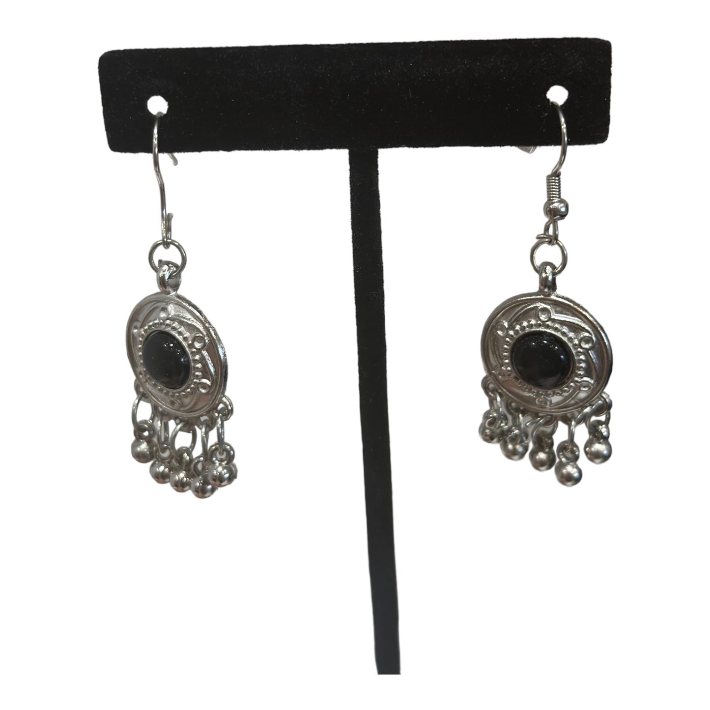 Traditional silver oxidized jewelry set