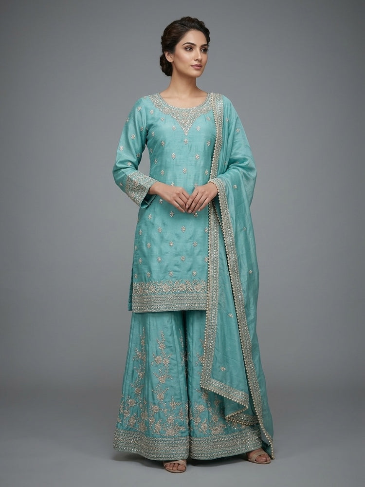 Sea Blue sharara 400424