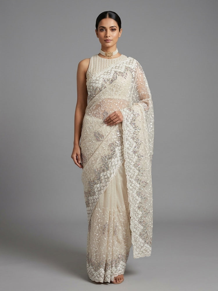 Champion gold Saree 100124