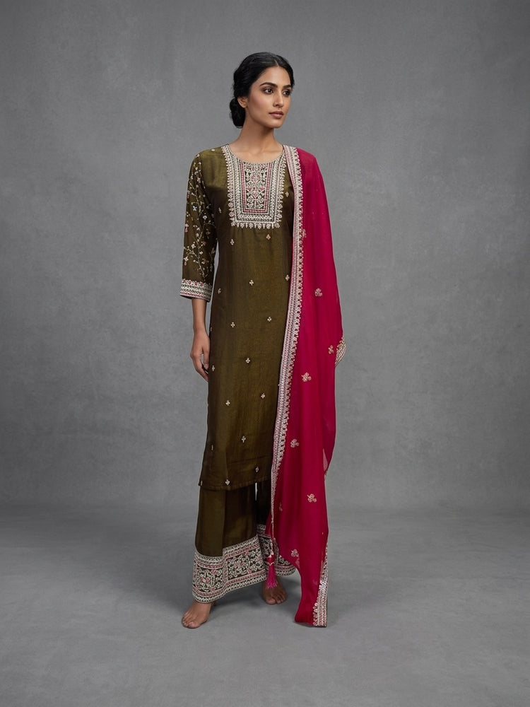 Mehandi green pant 400444