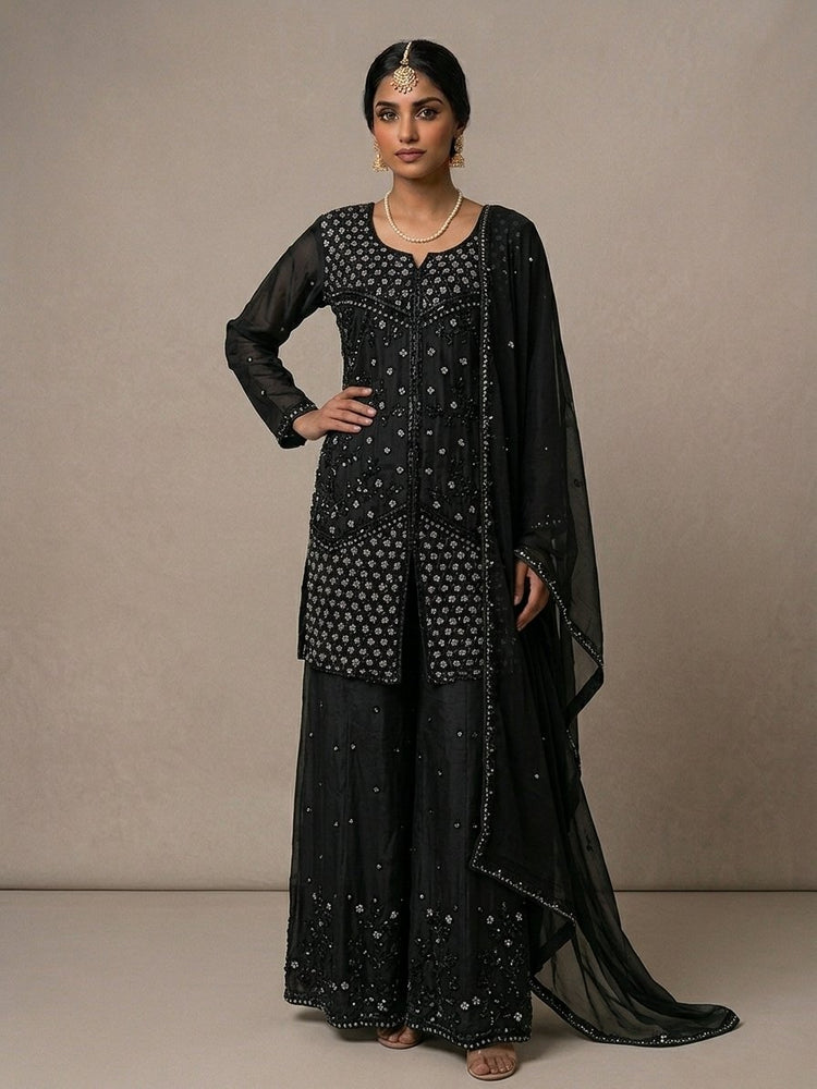 Black sharara 400411