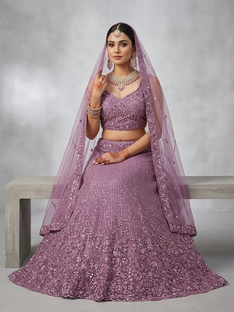 Purple lehanga 900902