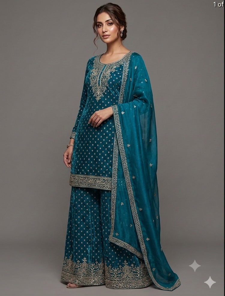 Magenta Banarsi sari 100101